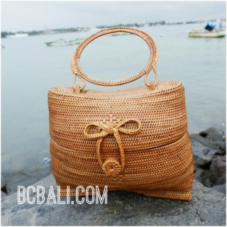 unique handwoven full handmade natural ata grass handbag bali